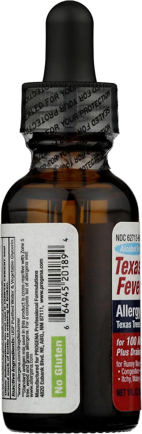 PROGENA Allergena Texas Cedar Fever, 1 Fl Ounce, Kids