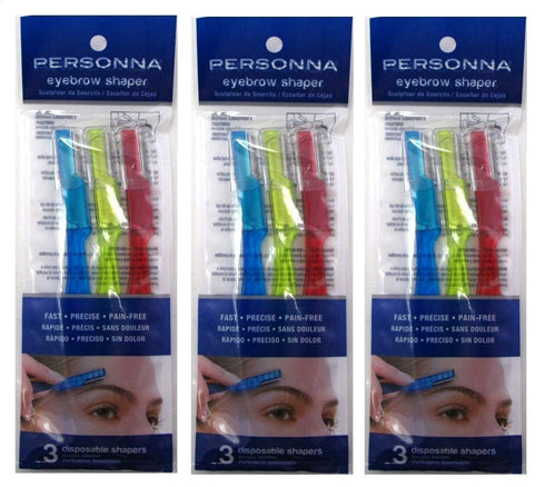 Personna Eyebrow Shaper for Men and Women, 3 Ea (Pack of 3)