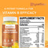 Vitamin B Complex with Vitamin – with Biotin,Choline + Inositol, Vitamin C + Zinc for Supports Energy, Mood, Immune, Healthy Hair, Skin 60