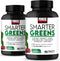 FORCE FACTOR Smarter Greens Tablets, 2-Pack, Greens Supplement with 25+ Superfoods, 180 Tablets