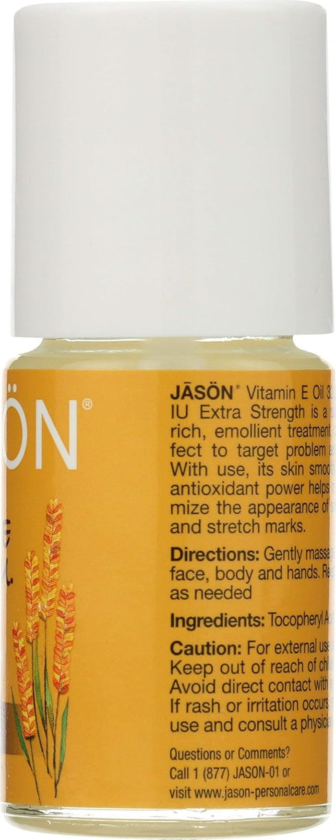 Jason Natural Vitamin E 32,000 IU Extra Strength Skin Oil, 1 fl oz, Targeted Solution