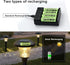 Rechargeable AA Batteries, Ni-MH Double A 1.2V 800mAh Pre-Charged for Outdoor Solar Lights, 12-Pack