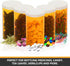 Empty Plastic Pill Bottles with Easy Open Caps (Not Child Resistant), Clear Containers for Prescription Medication