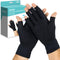 Vive Fingerless Arthritis Gloves for Men & Women, Copper Infused Fabric for Therapeutic Compression
