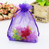 4x6 Inch Organza Gift Bags with Drawstring, 100 Pcs Purple Sachet for Jewelry, Candy, Baby Shower, Party Favors
