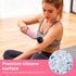 JALEBRO 4 2-in-1 Mini Electric Massage Roller Speeds Vibrating Massage Ball, Portable Muscle Massager Gun & Roller