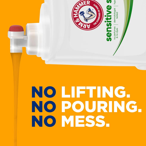 HAMMER 170 170 oz ARM & Sensitive Skin Free Clear, Loads Liquid Laundry Detergent, Fl