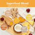 Immunity 30 Juicing Ginger Shots, Pineapple Ginger Turmeric Drink with Vitamin C, Zinc & lron, Superfood Juice Powder