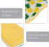 Smart Design Non-Scratch Cellulose Smart Scrub Sponge - Set of 9 - Ultra Absorbent - Ergonomic Shape - Fruit Pattern