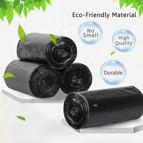 Classycoo Trash Bags, 100 Count, 6 Gallon Extra Thick Leak Proof Garbage Bags for Home Office Trash Can, Black