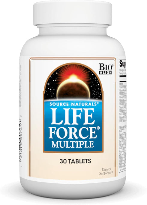 Source Naturals Life Force Multiple Daily Multivitamin, 30 Tablets - High Potency Vitamins & Nutrients