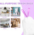 HHXI 100Ct 4 Gallon Small Trash Bags, Lavender Garbage Bags, Scented Trash Bags, Odor Resistant with Drawstring
