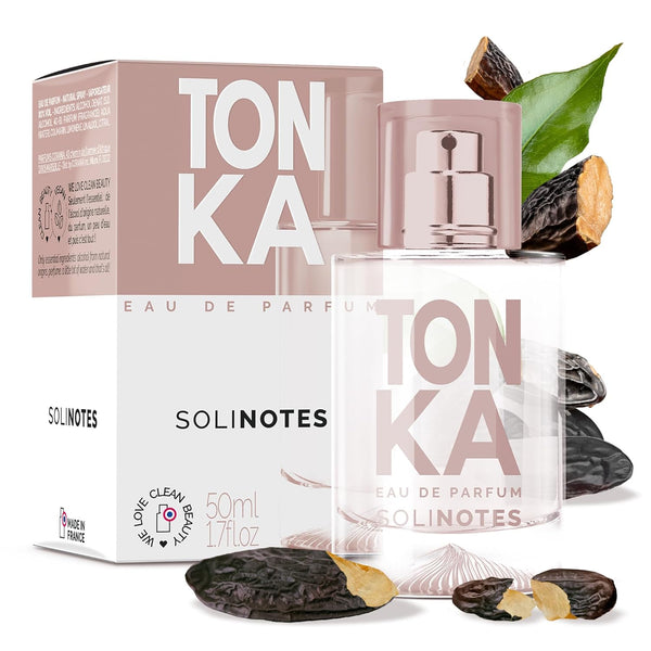 Solinotes Tonka Perfume for Women & Men, 1.7 Fl Oz/50 ML Eau De Parfum, Clean Cruelty Free Vegan