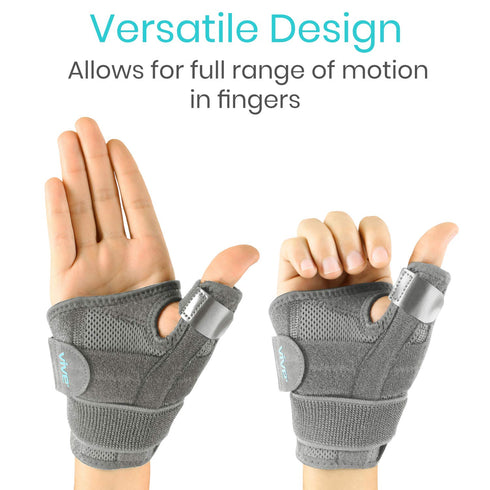 Vive Thumb & Wrist Brace - Spica Splint for Right or Left Hand, Carpal Tunnel, Tendonitis, Arthritis Support