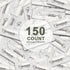 150 Pack Dental Floss Picks, Individually Wrapped Travel Dental Flossers, Unflavored Disposable Picks