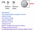 Taysing 25 Pack 3V CR2450 ECR2450 High Capacity Lithium Button Coin Cell Batteries Used in Most Electronic Devices