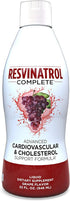 32 Fl. Oz. Advanced Liquid Cardiovascular & Cholesterol Support Formula - Liquid Resveratrol Supplement for Healthy