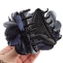 Lurrose 4Pcs Large Ribbon Hair Claws, Rose Flower Bow Jaw Hair Clip Barrette Ponytail Holders for Girls Women