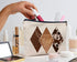 Western Gifts Makeup Bag - Geometric Cosmetic Bags, Cowgirl Gifts, Western Stuff for Women