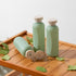 6.7oz Travel Shampoo Bottle, Empty Plastic Squeeze Bottles with Flip Cap, 4PCS Lotion Container, Green