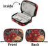 Ollabaky 7 Pill Organizer Watercolor Floral Pattern Travel Pill Cases Bag Portable Pill Container Days Pill Box