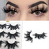 MIKIWI 25mm Dramatic 6D Faux Mink Lashes, Fluffy Volume Eyelashes, Thick Crossed Lashes (6D4-05)