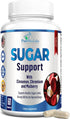 Sugar Support Supplement, 60 Capsules, with Cinnamon, Chromium, Mulberry, Alpha Lipoic Acid, 20 Herbs & Vitamins