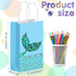 Zonon Mermaid Treats Goodie Candy Bags Set, Princess Theme Party Gift Paper Bags for Birthday Pool Party Favors (18 Pcs)