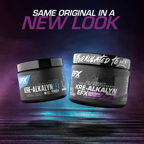 EFX Sports Kre-Alkalyn EFX Powder | pH Correct Creatine Monohydrate Supplement | 66 Servings (Unflavored)