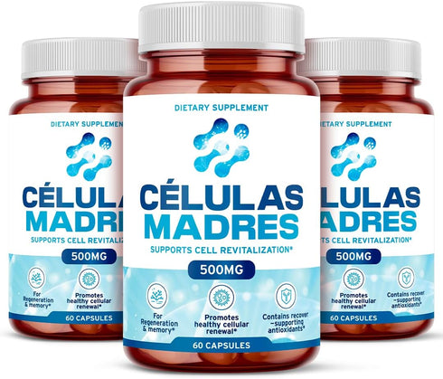 AFA Stem Cell Supplements 500mg - 60 Caps for Natural Antiaging & Longevity Properties, Boosts Immunity, Reduces Joint