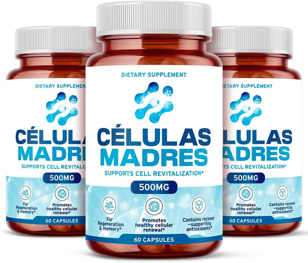 AFA Stem Cell Supplements 500mg - 60 Caps for Natural Antiaging & Longevity Properties, Boosts Immunity, Reduces Joint