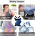 HomeTop Classic Rubber Hot & Cold Water Bottle with Adorable Triceratops Cover