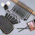 MAGEFY Makeup Brush Set, 22 Pcs Premium Synthetic Brushes with Case, Travel Makeup Brushes (Black)