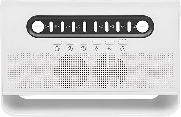 Kronabelle Flame Diffuser and White Noise Humidifier, Essential Oil Aromatherapy Machine, Wireless Speaker,