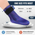 Pack 1-Pack, Hilph Full Foot Ice Gel Sock for Hot & Cold Therapy - Reusable Cooling Sock for Toe Pain, Plantar