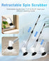 setrel 2 8 Electric Spin Scrubber Bathroom Scrubber - Cordless Shower Scrubber with Adjustable Handle, Speeds, Bathroom