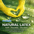 Reusable Yellow Kitchen Dishwashing Gloves - Medium & Small Sizes