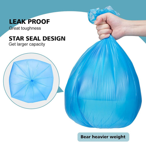 Compostable Trash Bags, 4 Gallon, 200 Packs, AYOTEE Biodegradable Small Garbage Bags, Unscented
