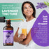 Organic Lavender Flower Liquid Extract for Calming Nervous System Support (Lavandula X Intermedia) 2 Fl Oz