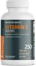 Bronson Vitamin C 500 MG, Supports Immune System & Antioxidant Protection, 250 Vegetarian Tablets