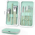 Manicure Set Personal Care Nail Clipper Kit - 9 Pieces Grooming Set, Gift for Friends and Family