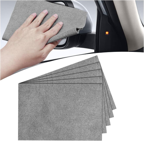 KPFILEH Thickened Magic Car Cleaning Cloth, Non-Streak & Lint Reusable Automotive Window Cleaning