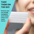 Braces Wax, 50 Orthodontic Strips & Cases (Mint) - 10 Pack, Premium Food Grade Wax for Aligners
