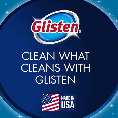 Glisten Garbage Disposer Cleaner and Freshener, 16 Packets with Foaming Action, Lemon Scent, Removes Buildup