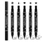 Double Side Liquid Winged Eyeliner Stamp, Smudge Proof Waterproof Pen Set (5PCS)