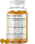 5-in-1 Kid's Immune Support Gummy with Manuka Honey, Vitamin C, Zinc, Echinacea, Ginger - 60 Count, Natural Citrus