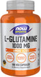 NOW Foods Sports Nutrition L-Glutamine, Double Strength 1,000 mg, Amino Acid, 120 Veg Capsules
