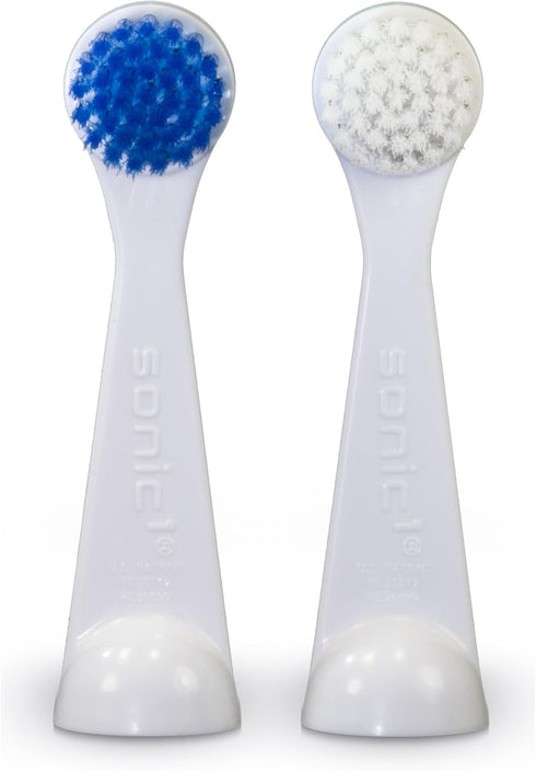 Cybersonic3 Deluxe Large Replacement Brush Heads, 2 Pack, Compatible with All Cybersonic Electric Toothbrushes