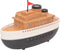 Thoughtalk Wood-Look Cartoon Boat Ornament Oil Diffusers with 300ml Capacity for Large Rooms,