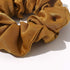 Silk Satin Scrunchies for Women, Big Hair Ties No Crease Ponytail Holders in Beige, Gray, Dark Yellow, Light Yellow